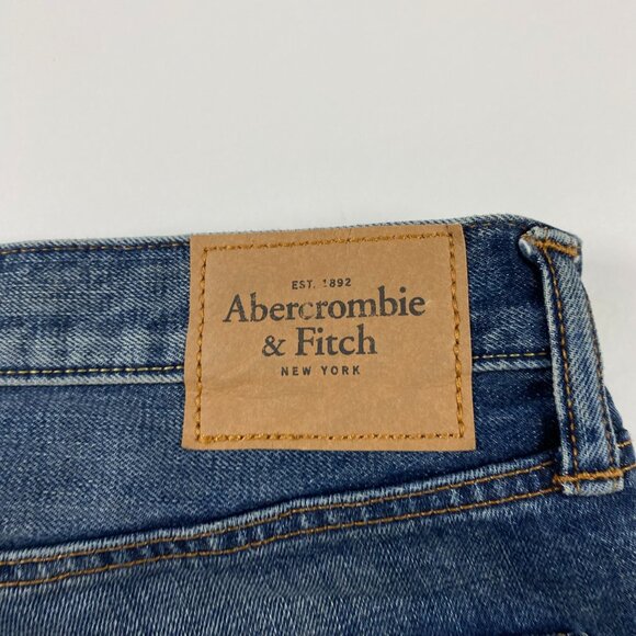 Abercrombie & Fitch The A&F Skinny Jeans Mens 33 x 32 Actual 35 x 32 Cotton - Picture 7 of 14